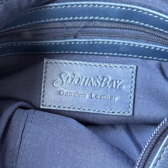 St. John's Bay Deep Blue Hobo Bag - Picture 9 of 9